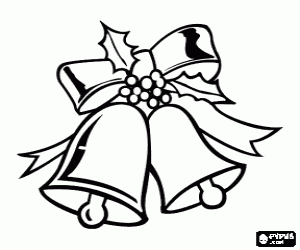 Pintar Dues campanes de Nadal decorades