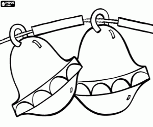 Pintar Dues campanes petites del Nadal