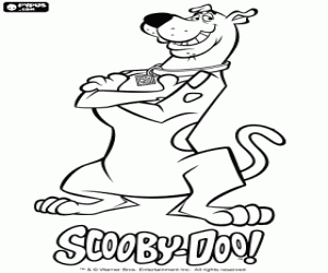 Pintar El famós gos Scooby Doo