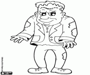 Pintar El monstre de Frankenstein