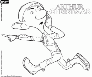 Pintar Un elf de Arthur Christmas