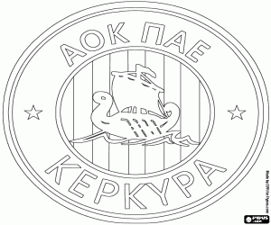 Pintar Emblema de AOK Kerkyra