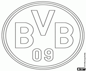 Pintar Emblema de Borussia Dortmund