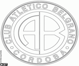 Pintar Emblema de Club Atlético Belgrano