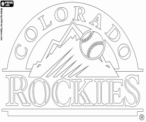Pintar Emblema de Colorado Rockies