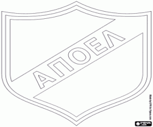 Pintar Emblema del APOEL Nicòsia