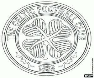 Pintar Emblema del Celtic de Glasgow
