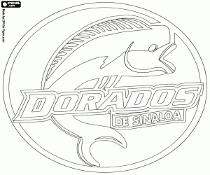 Pintar Emblema del Dorados de Sinaloa