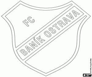 Pintar Emblema del FC Baník Ostrava
