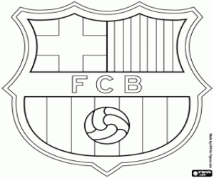 Pintar Emblema del FC Barcelona