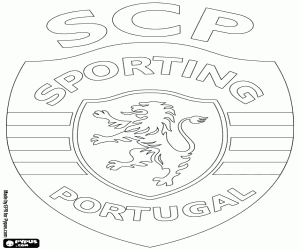Pintar Emblema del Sporting de Portugal