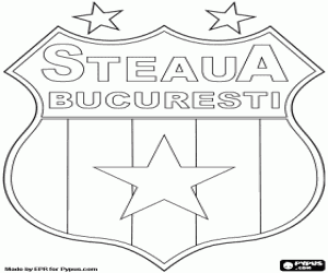 Pintar Emblema del Steaua Bucarest