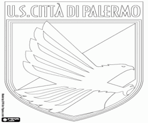 Pintar Emblema del US Palermo