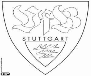 Pintar Emblema del VfB Stuttgart