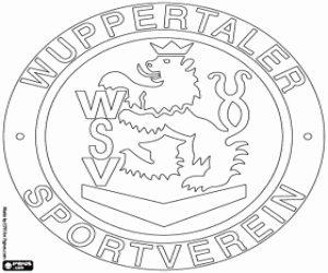 Pintar Emblema del Wuppertaler SV