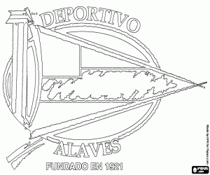Pintar Emblema de Deportivo Alaves