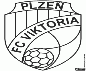Pintar Emblema de FC Viktoria Plzeň