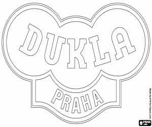 Pintar Emblema de FK Dukla Praga