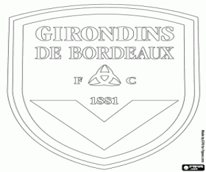 Pintar Emblema Girondins de Bordeus