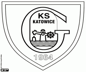 Pintar Emblema de GKS Katowice