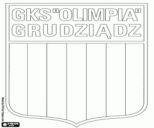 Pintar Emblema de GKS Olimpia Grudziądz