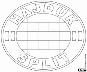 Pintar Emblema de Hajduk Split