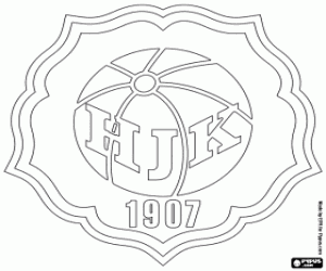 Pintar Emblema de HJK Hèlsinki