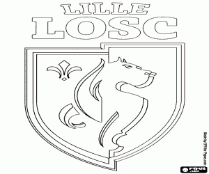 Pintar Emblema de la Lille LOSC
