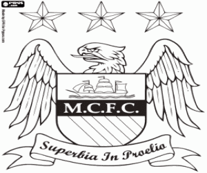 Pintar Emblema de Manchester City