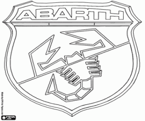 Pintar Emblema de la marca Abarth