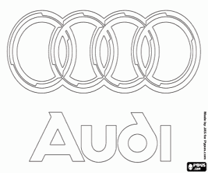 Pintar Emblema de la marca Audi
