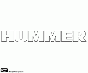 Pintar Emblema de la marca Hummer