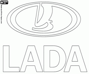 Pintar Emblema de la marca Lada