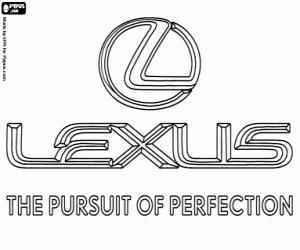 Pintar Emblema de la marca de Lexus