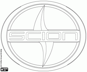 Pintar Emblema de la marca Scion