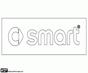 Pintar Emblema de la marca Smart