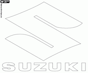 Pintar Emblema de la marca Suzuki