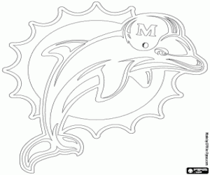 Pintar Emblema de Miami Dolphins