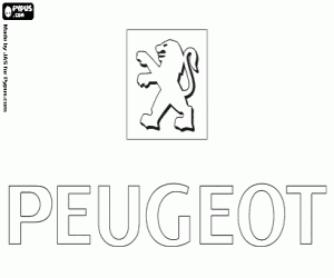 Pintar Emblema de Peugeot