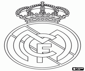 Pintar Emblema de Real Madrid