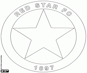 Pintar Emblema de Red Star FC