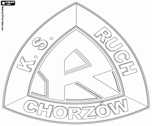 Pintar Emblema de Ruch Chorzów