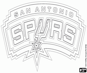 Pintar Emblema de San Antonio Spurs