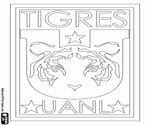 Pintar Emblema de Tigres UANL