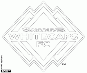 Pintar Emblema de Vancouver Whitecaps FC