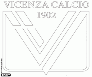 Pintar Emblema de Vicenza Calcio