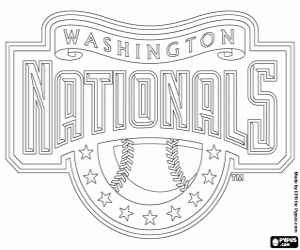 Pintar Emblema de Washington Nationals