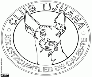 Pintar Emblema de Xolos de Tijuana