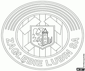 Pintar Emblema de Zagłębie Lubin