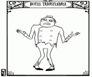 Pintar Un empleat de l'Hotel Transsilvània